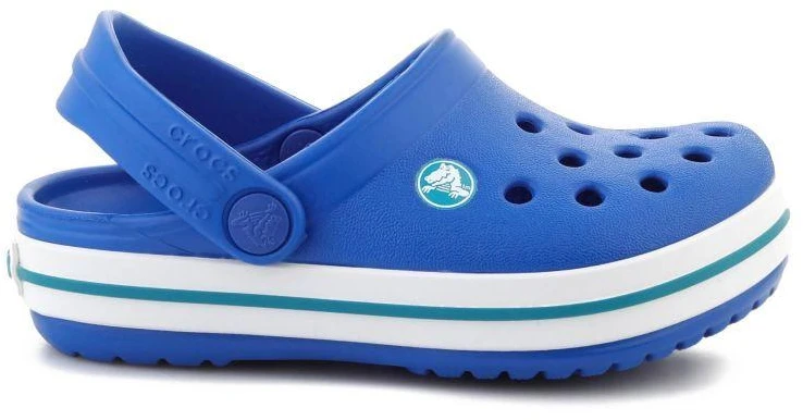 Blue CROCS CROCBAND vaikiškos klumpės T Mėlynas BOLT/TURBO TEAL 207005-4PI