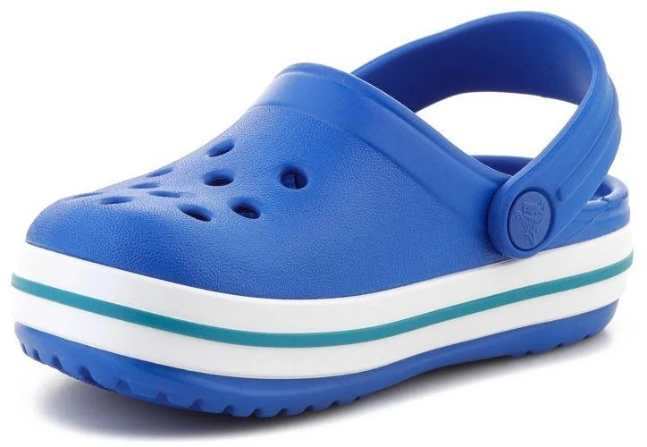 Blue CROCS CROCBAND vaikiškos klumpės T Mėlynas BOLT/TURBO TEAL 207005-4PI