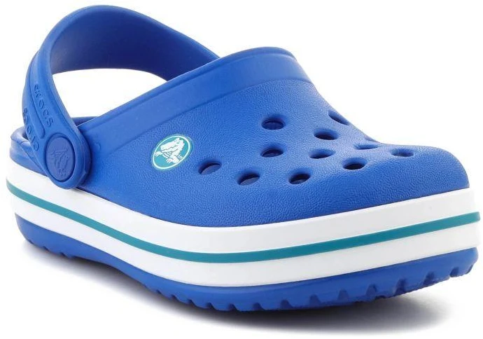 Blue CROCS CROCBAND vaikiškos klumpės T Mėlynas BOLT/TURBO TEAL 207005-4PI