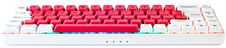 Mėlyna GAMIAC TKL69G SF Klaviatūra žaidimams, Kailh Mėlyna - baltas/red