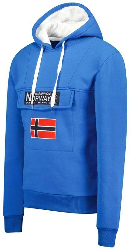 Geographical Norway Gadrien DB 054 M WW6115H/GN-Royal Mėlyna / Baltas džemperis