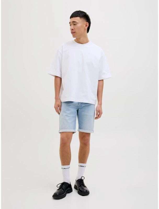 Jack&Jones vyriški šortai JJIRICK JJICON IK SHORTS GE 118 SN 12269609 Mėlynas DENIM