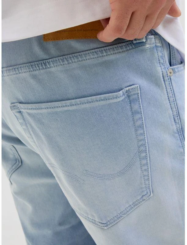Jack&Jones vyriški šortai JJIRICK JJICON IK SHORTS GE 118 SN 12269609 Mėlynas DENIM