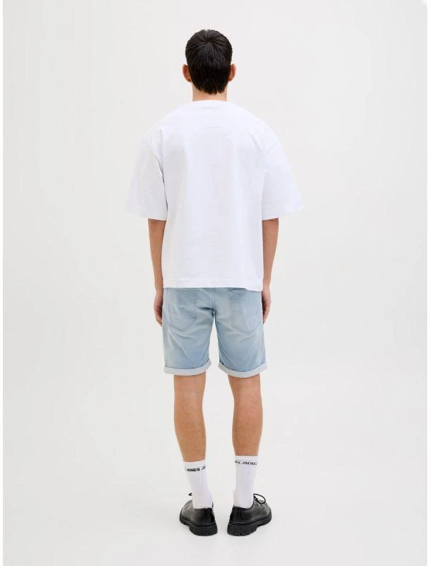 Jack&Jones vyriški šortai JJIRICK JJICON IK SHORTS GE 118 SN 12269609 Mėlynas DENIM
