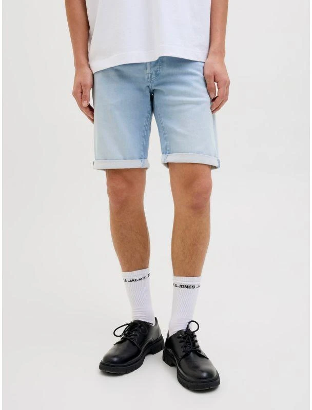 Jack&Jones vyriški šortai JJIRICK JJICON IK SHORTS GE 118 SN 12269609 Mėlynas DENIM