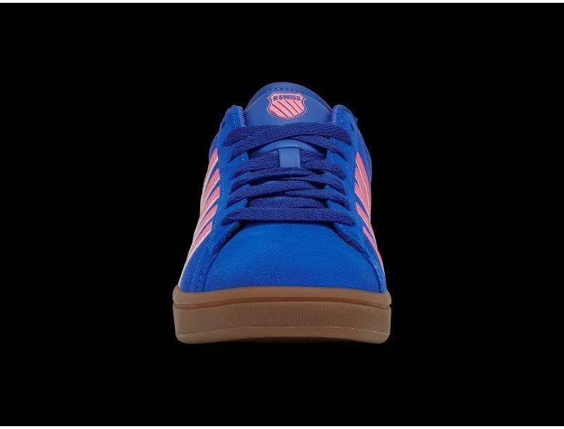 Blue K-swiss COURT TIEBRK II SDE DAZZLING Mėlynas/Rožinis LEMONADE/GUM-M sportbačiai (99492-480-M)