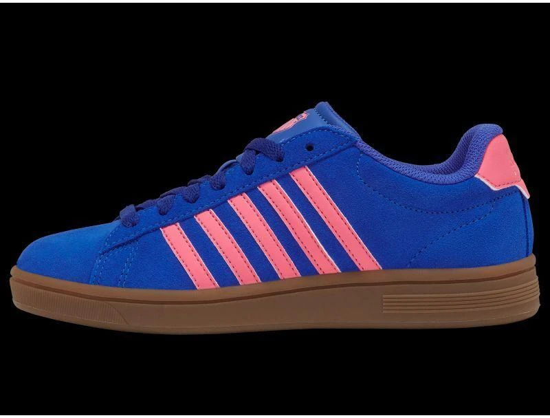 Blue K-swiss COURT TIEBRK II SDE DAZZLING Mėlynas/Rožinis LEMONADE/GUM-M sportbačiai (99492-480-M)