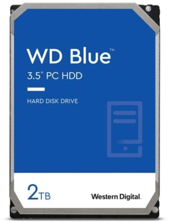 Sandisk Kietasis diskas - WD Mėlyna 2 TB 3,5" SATA