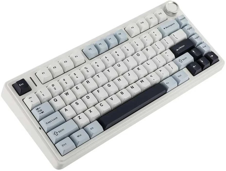 Žaidimų klaviatūra Aula F75, Leobog Reaper Switches, šviesiai mėlyna