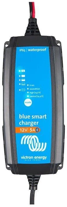Victron Energy Mėlyna Smart IP65s įkroviklis 12V 5A + DC jungtis