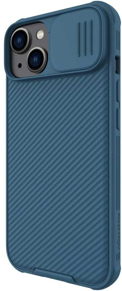 Nillkin CamShield Pro Magnetic Apple iPhone 14 Plus Camera Protector dėklas telefonui mėlynos spalvos (with MagSafe)