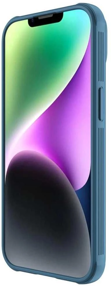 Nillkin CamShield Pro Magnetic Apple iPhone 14 Plus Camera Protector dėklas telefonui mėlynos spalvos (with MagSafe)