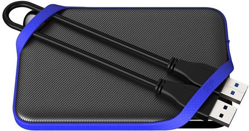 SILICON POWER COMPUTER &amp; COMMUNICAT SILICON POWER A62 Išorinis kietasis diskas HDD Game Drive 2.5" 1TB USB 3.2 Mėlyna