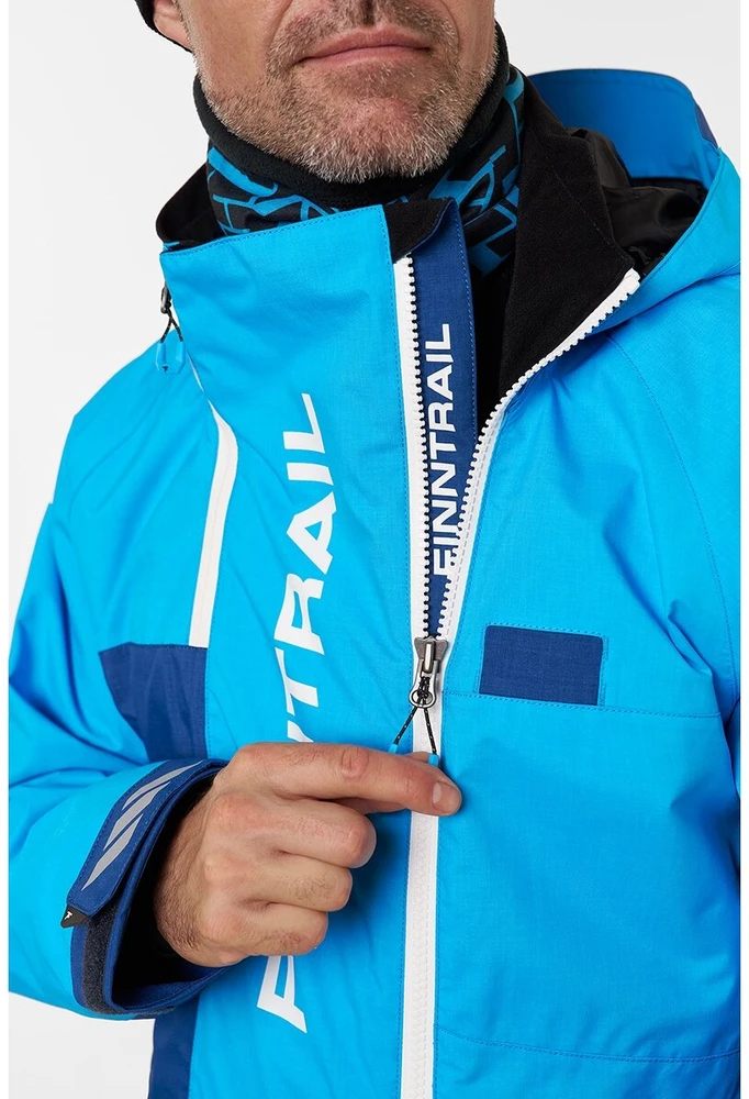 Blue Mėlyna Šiltas kombinezonas Finntrail BACKCOUNTRY Mėlyna 3903, Dydis: S