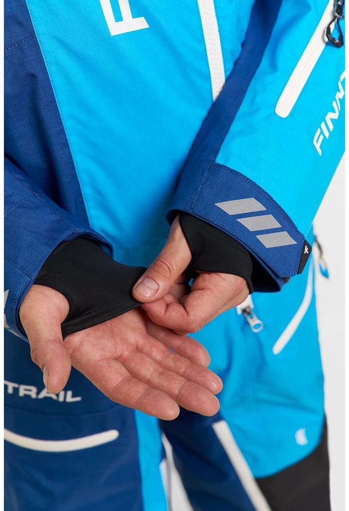Blue Mėlyna Šiltas kombinezonas Finntrail BACKCOUNTRY Mėlyna 3903, Dydis: S