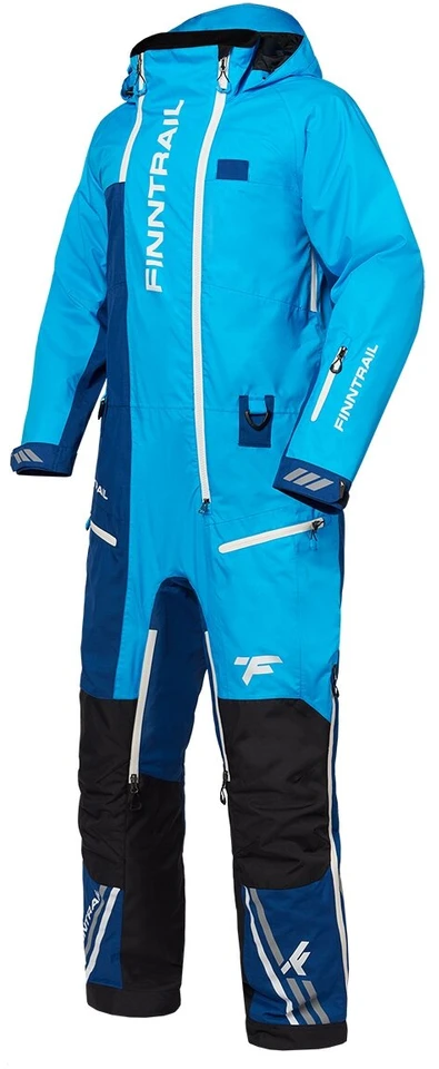 Blue Mėlyna Šiltas kombinezonas Finntrail BACKCOUNTRY Mėlyna 3903, Dydis: S