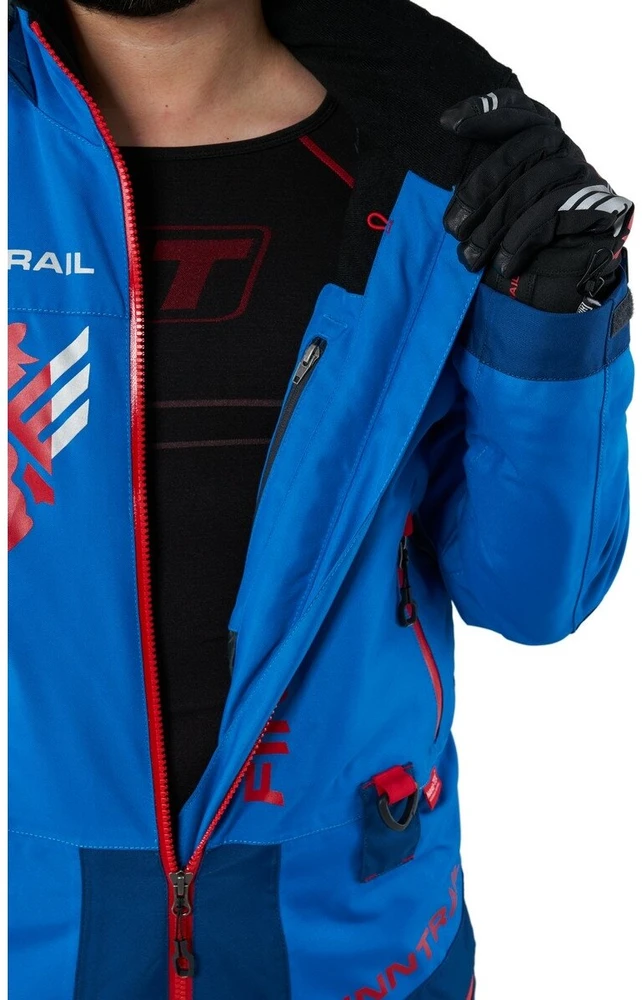 Blue Mėlyna Šiltas kombinezonas Finntrail FLOAT Mėlyna 3902, Dydis: XS