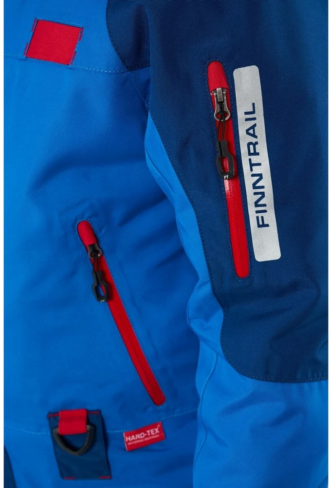 Blue Mėlyna Šiltas kombinezonas Finntrail FLOAT Mėlyna 3902, Dydis: XS