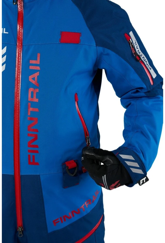 Blue Mėlyna Šiltas kombinezonas Finntrail FLOAT Mėlyna 3902, Dydis: XS