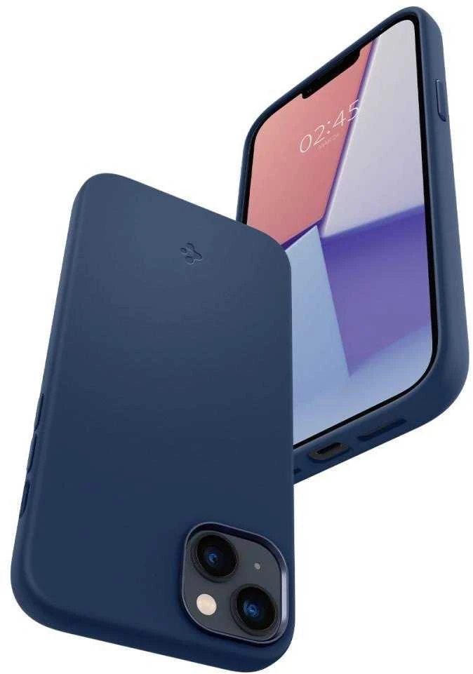 Spigen Silicone Fit Mag MagSafe Apple iPhone 14 Plus dėklas telefonui mėlynos spalvos