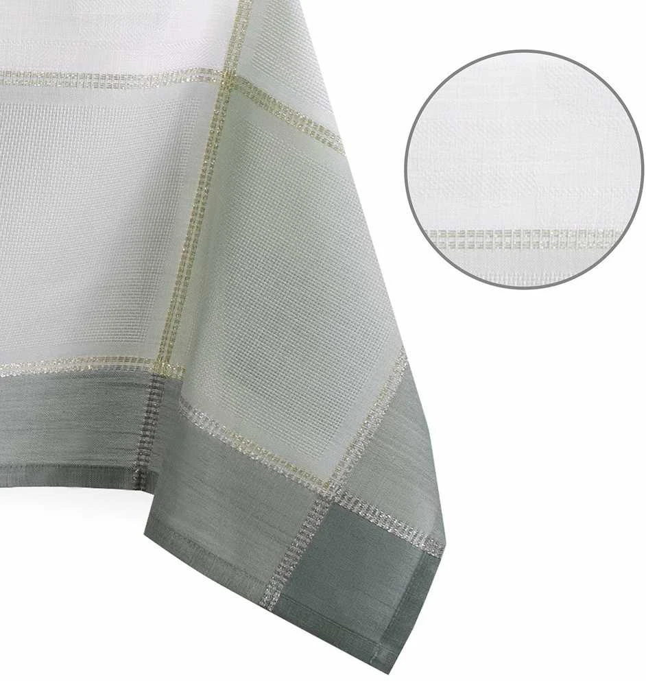 AmeliaHome Mėlyna Staltiesė AH Laval baltas+mėlynas 30x160