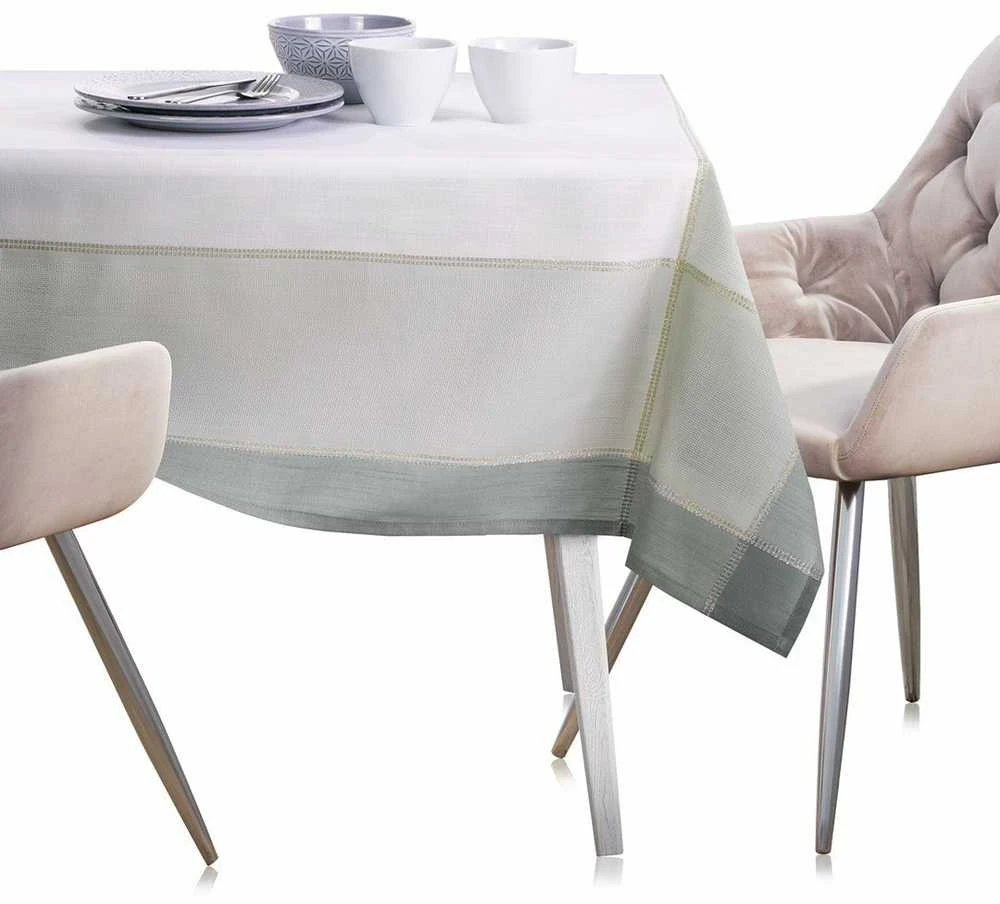 AmeliaHome Mėlyna Staltiesė AH Laval baltas+mėlynas 30x160