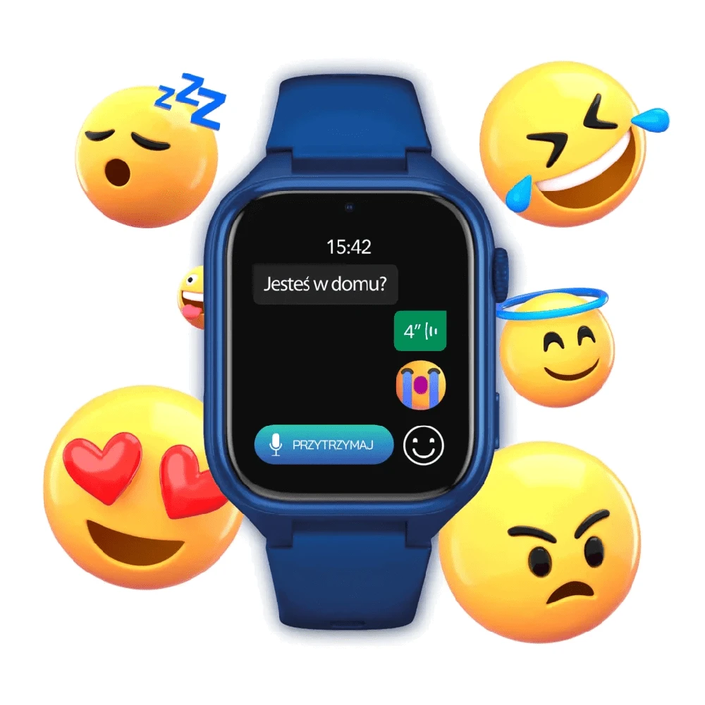 Mėlyna Vaikiškas išmanusis laikrodis Stelio Junior 4G, navy mėlynas