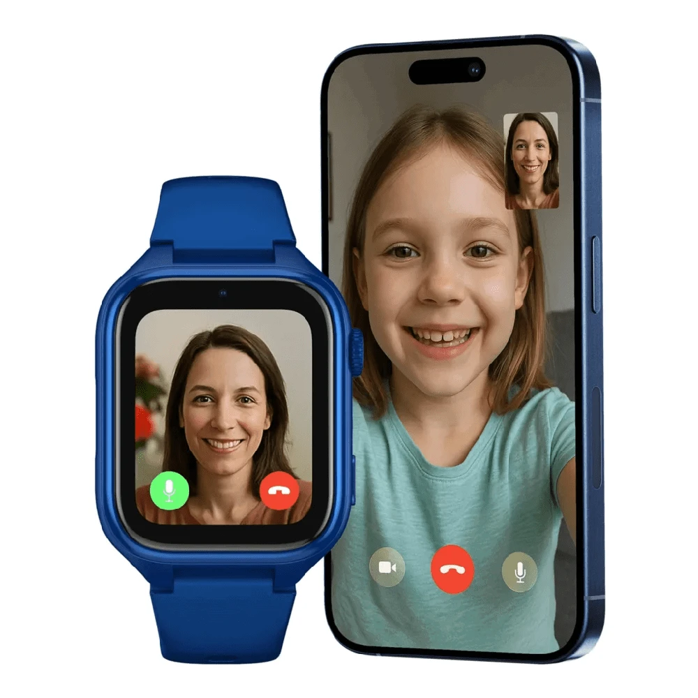 Mėlyna Vaikiškas išmanusis laikrodis Stelio Junior 4G, navy mėlynas
