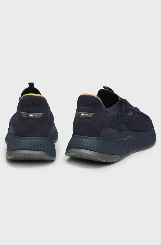 Blue Vyriški batai BOSS SNEAKER TTNM EVO_SLON_KNRSD OPEN Mėlynas (50523113-475)