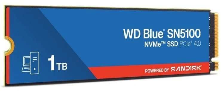 Sandisk Western Digital 1TB WD Mėlyna® SN5100 NVMe™ SSD
