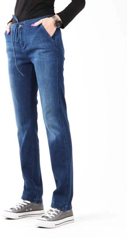 Wrangler Slouchy Cozy Mėlyna Jeans W W27CGM82G