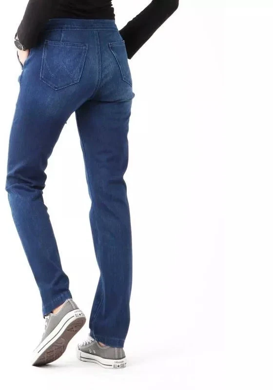 Wrangler Slouchy Cozy Mėlyna Jeans W W27CGM82G