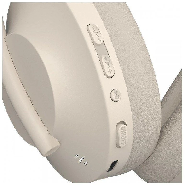 Belaidės ant ausų dedamos ausinės Defender FreeMotion B485 ANC 63486 beige