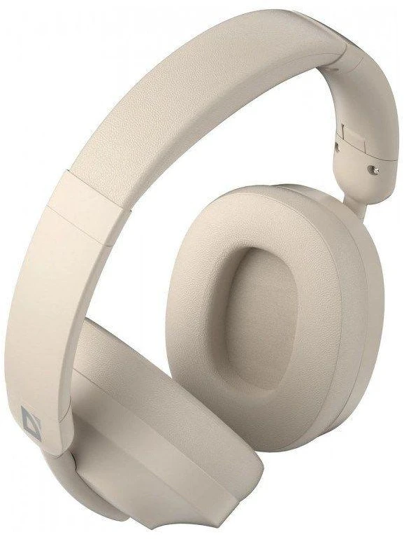 Belaidės ant ausų dedamos ausinės Defender FreeMotion B485 ANC 63486 beige