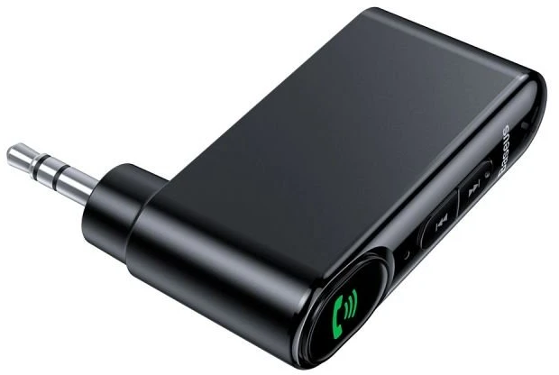 Baseus Qiyin AUX automobilinis Bluetooth imtuvas juodas