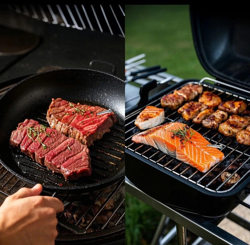 Bluetooth mėsos termometras Meatmeet S Pro, pilkas