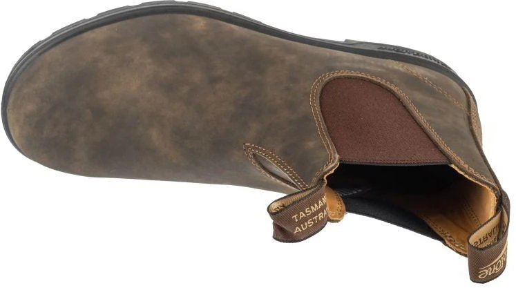 Blundstone 585-RUSTIC pamušalti batai su elastine šonine dalimi, rudos spalvos, 36