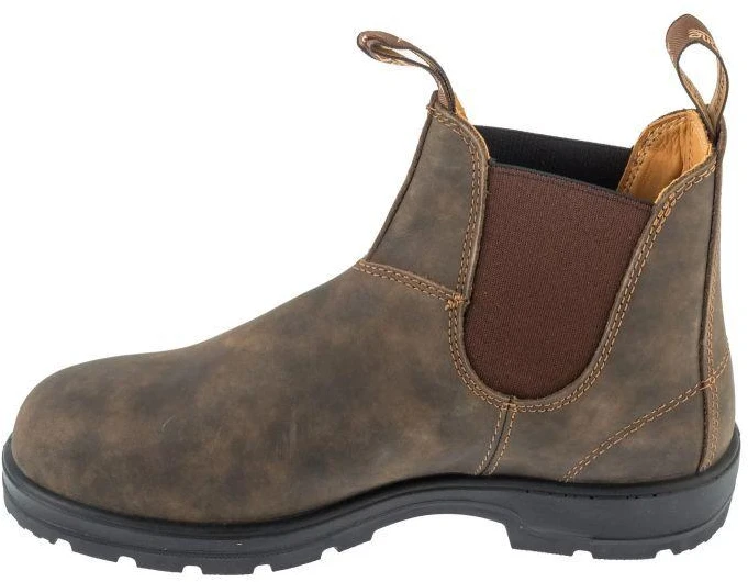 Blundstone 585-RUSTIC pamušalti batai su elastine šonine dalimi, rudos spalvos, 36