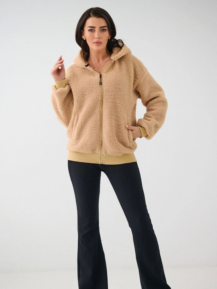 Bluza-CS-BL-BT1032.98P-smėlio spalva