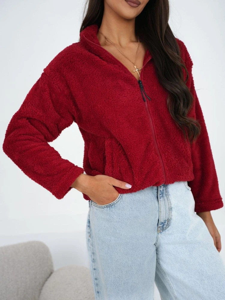 Bluza-CS-BL-BT1033.04-ciemny raudona
