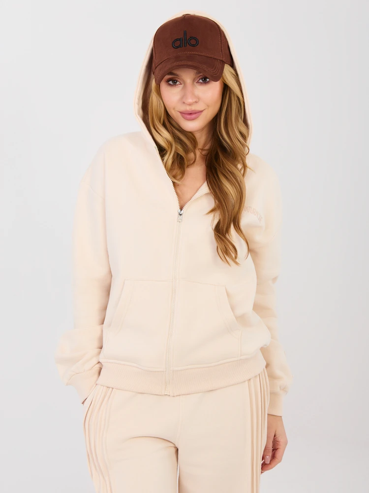 Bluza-NS-BL-NS2565.00-jasny smėlio spalva