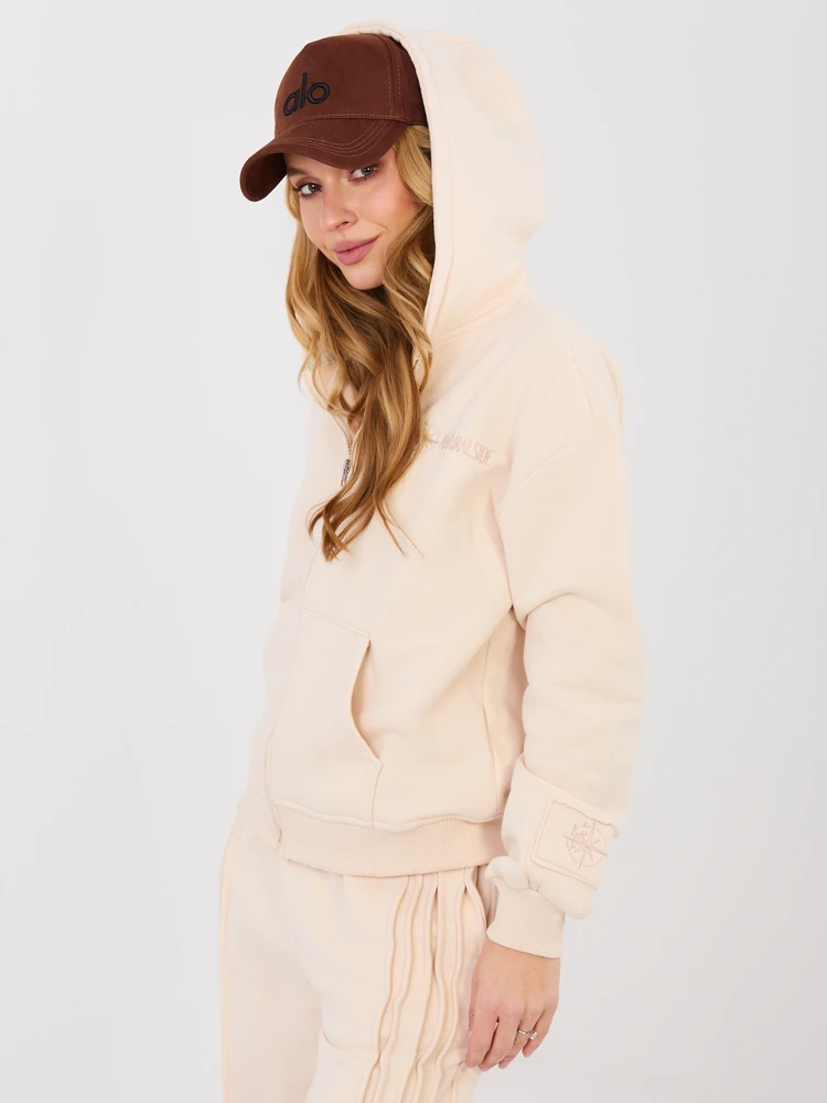Bluza-NS-BL-NS2565.00-jasny smėlio spalva