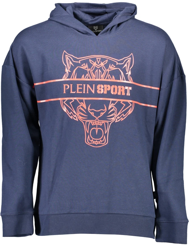 BLUZA PLEIN SPORT BEZ ZAMKA MĘSKA mėlyna