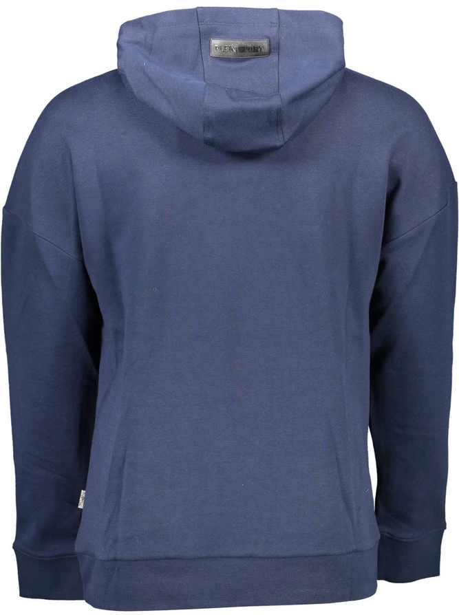 BLUZA PLEIN SPORT BEZ ZAMKA MĘSKA mėlyna