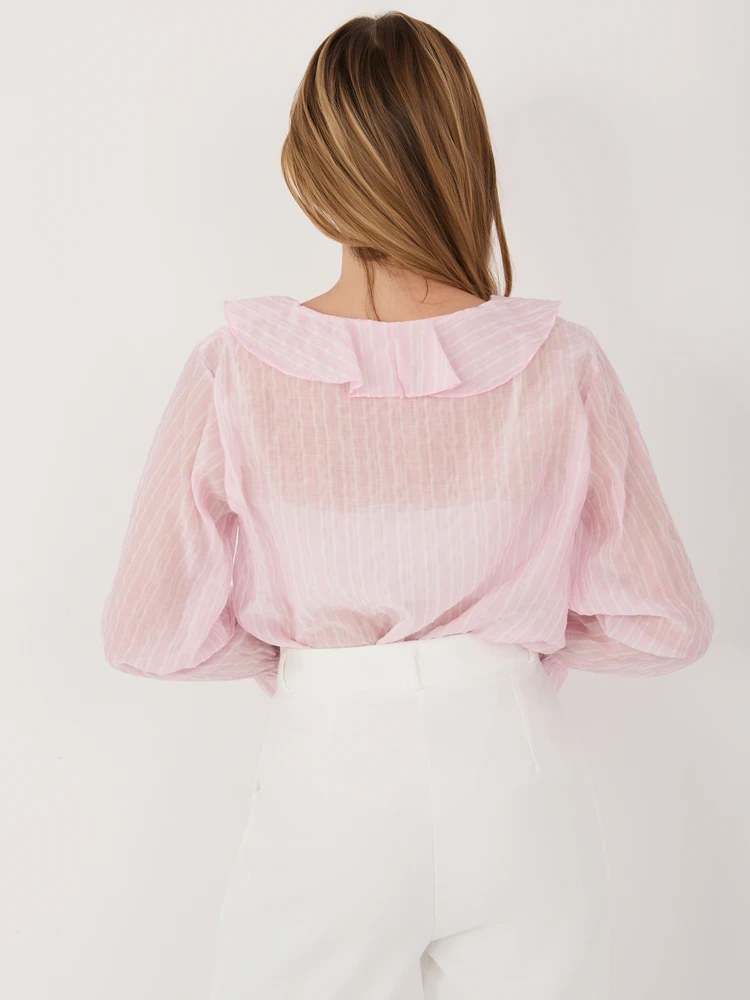 Šviesiai rožinė moteriška palaidinė (one size)