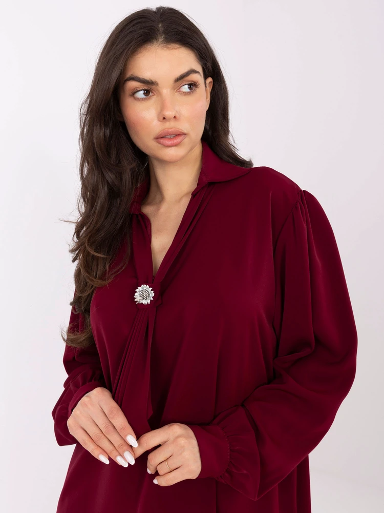 Palaidinė bordo atspalvio IT BZ – elegancijai ir jaukumui kasdien.