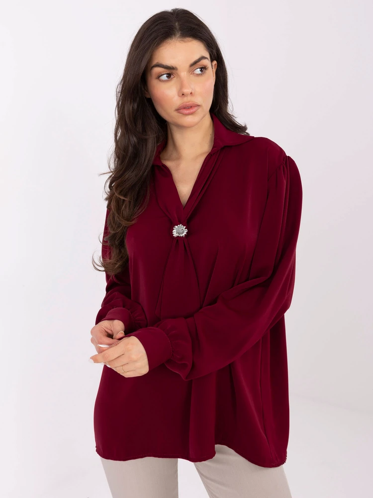 Palaidinė bordo atspalvio IT BZ – elegancijai ir jaukumui kasdien.