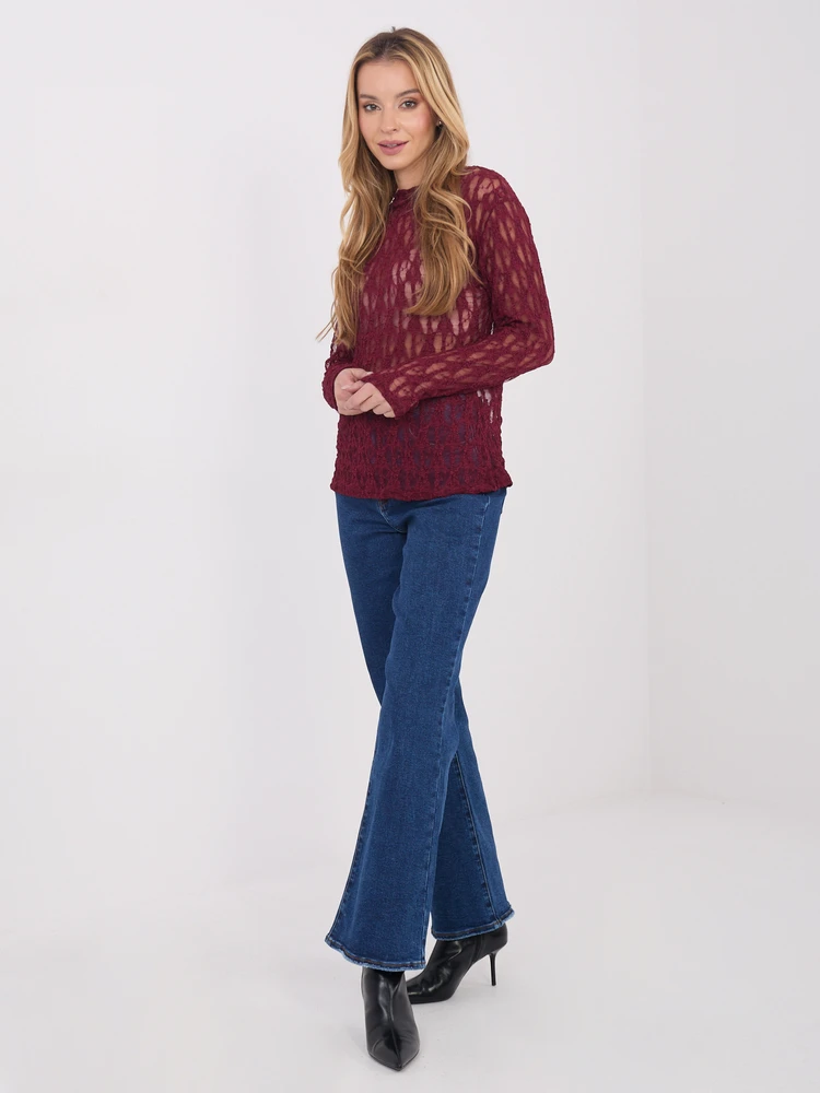 Palaidinė moteriška bordo spalvos IT-BZ-9962.98