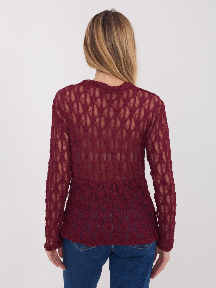Palaidinė moteriška bordo spalvos IT-BZ-9962.98