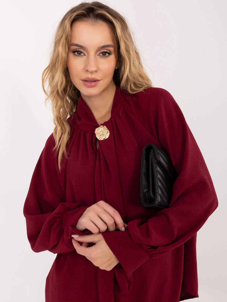 Palaidinė bordo atspalvio Makadamia – elegancijai ir jaukumui kasdienai.